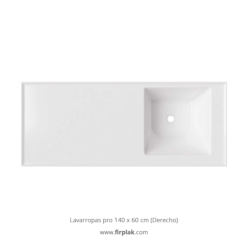 Lavarropas PRO 140x60 en Planta Derecho