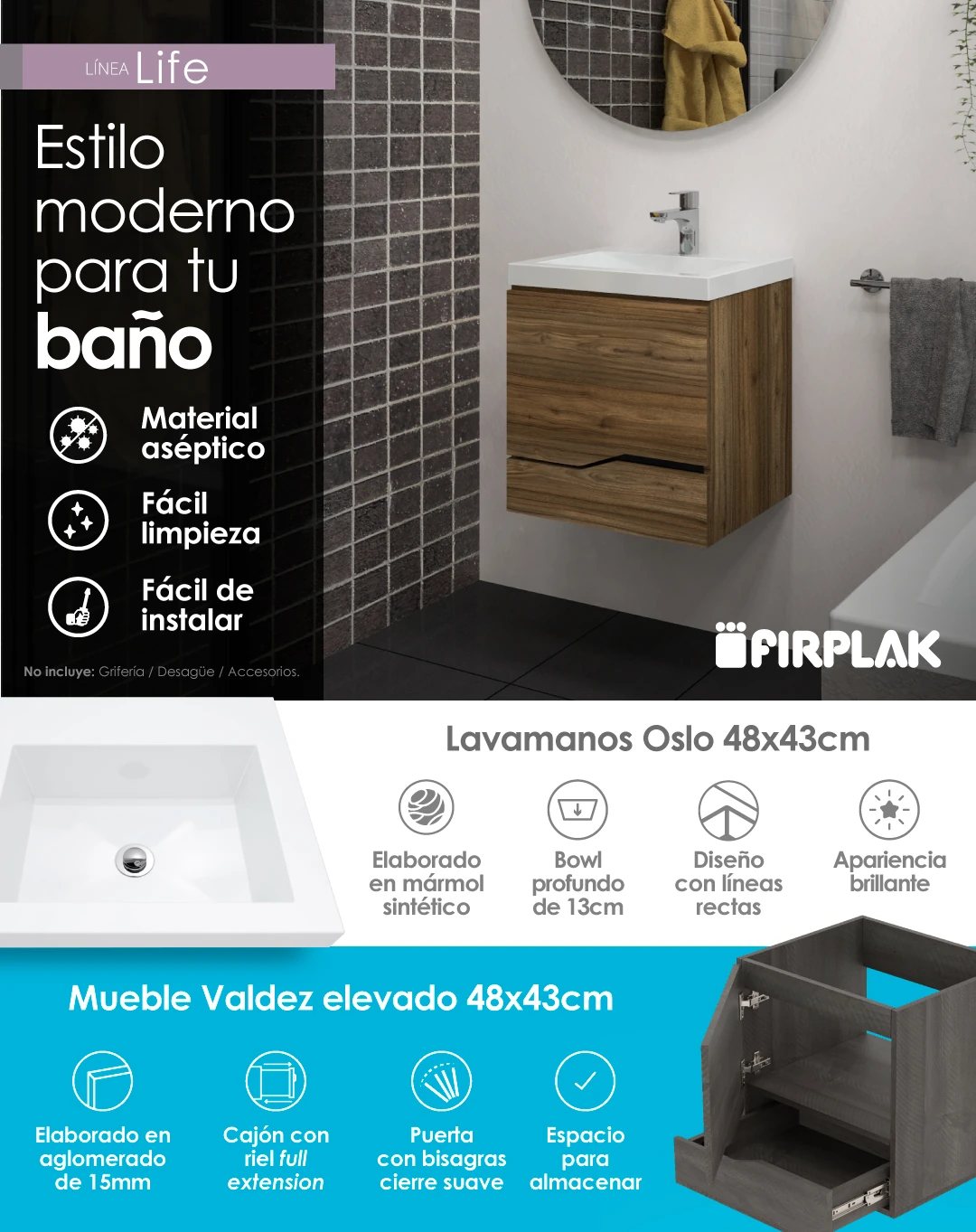 mueble con lavamanos