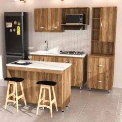 COCINA AMBAR 150x60CM + MUEBLE BARRA Y ALACENA | #site_title   