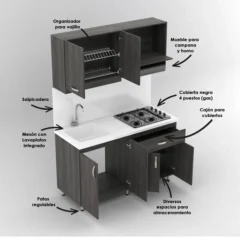 Cocina-Ambar-150x60cm-Carbono-Baudo-Desc