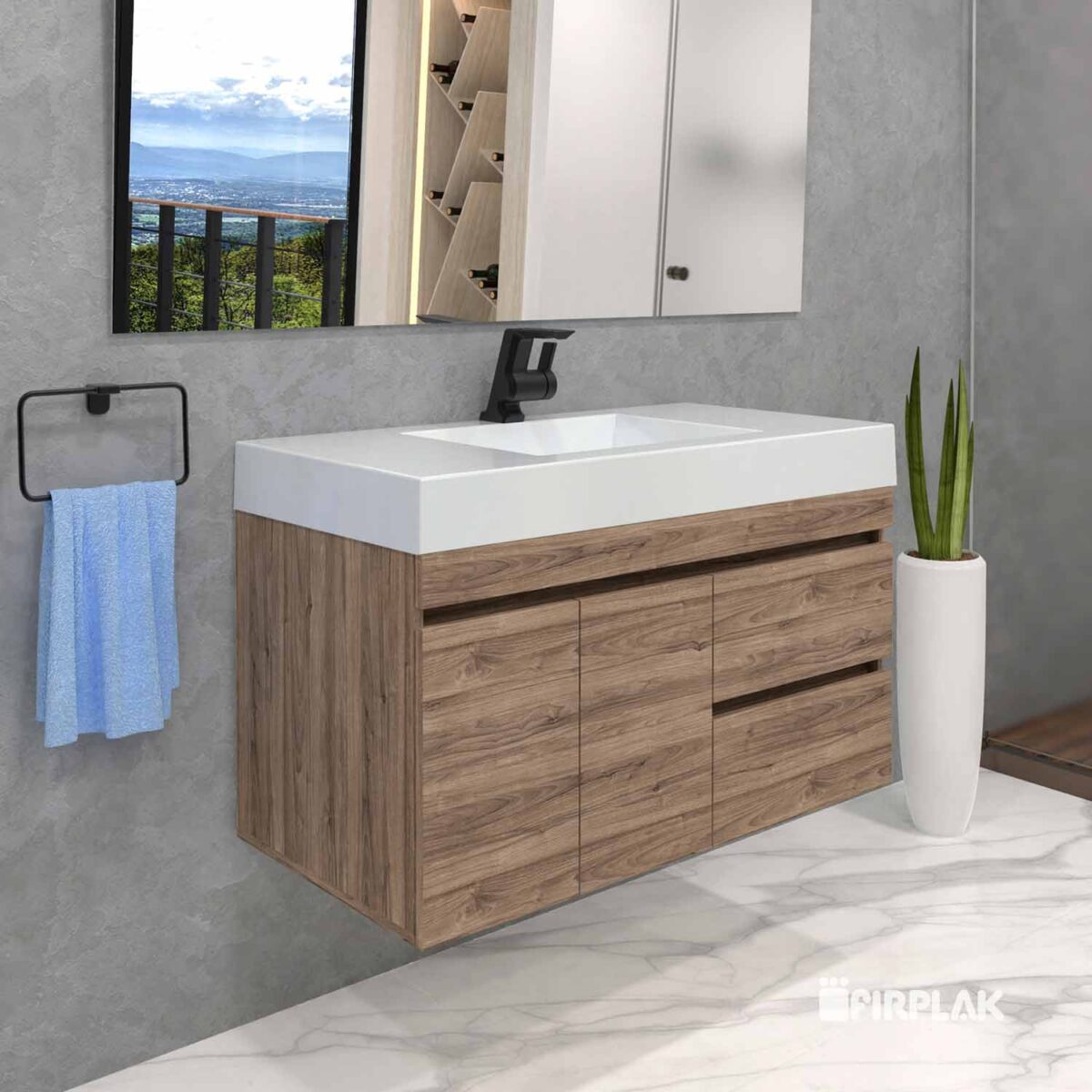 LAVAMANOS OSLO 94X48 cm + MUEBLE VITELLI CLASS | #site_title