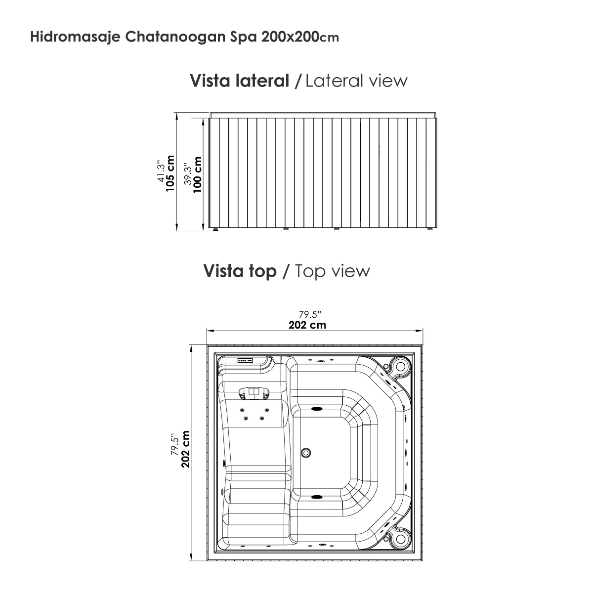 Hidromasaje-Chatanoogan-Spa-Planos Hidromasaje