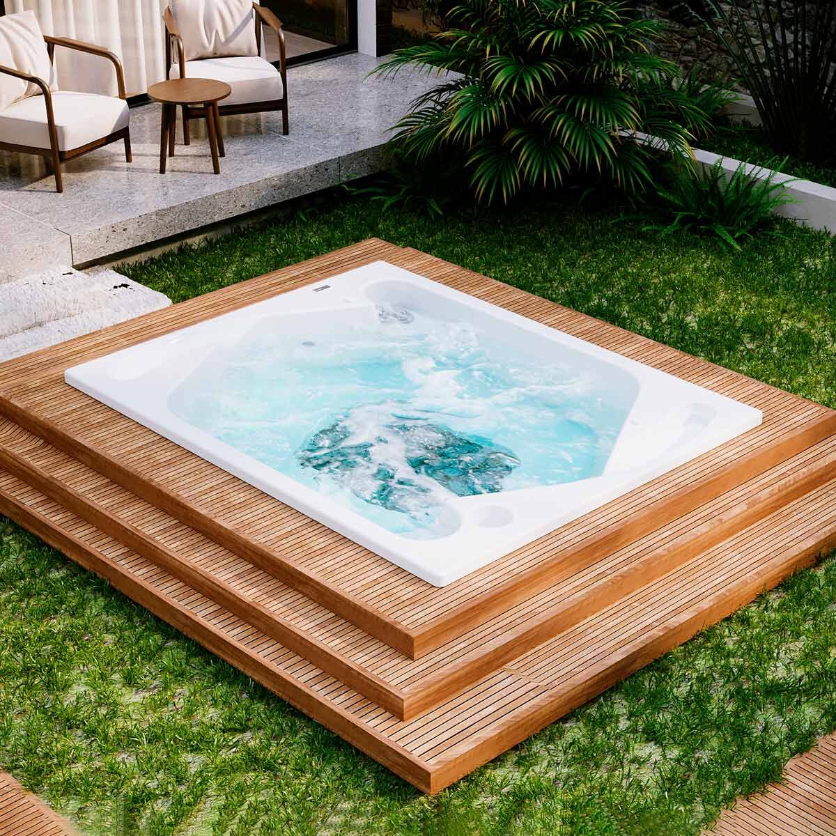 Jacuzzi multipersonal Galápagos empotrar 250x200cm #site_title