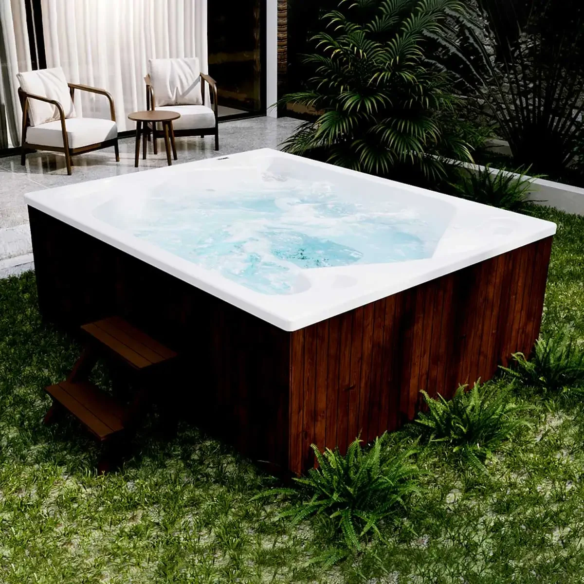 Jacuzzi multipersonal Galápagos Spa 250x200 cm #separator_sa #site_title  