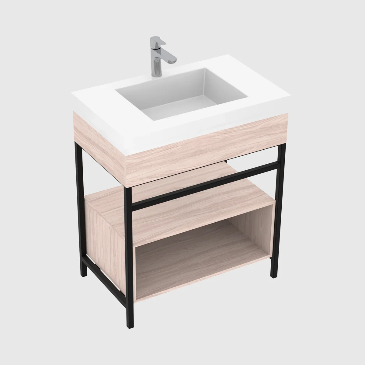 Combo lavamanos con mueble de piso 79x48 cm | #site_title