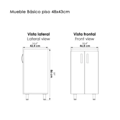 Mueble básico para lavamanos