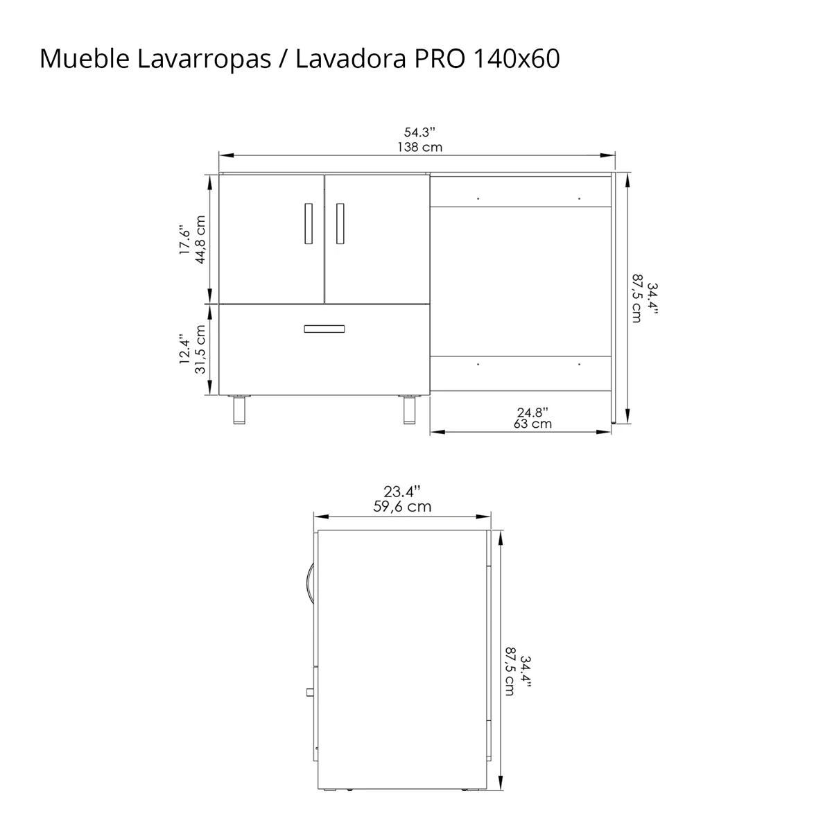 Mueble-con-LVR-PRO-140x60-LAVADORA-Blanco-Planos-WEB Mueble-con-LVR-PRO-140x60-LAVADORA-Blanco-Planos-WEB