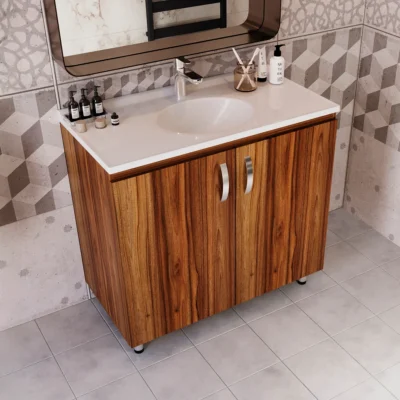 LAVAMANOS QUADRATTO+ MUEBLE BÁSICO PISO 94X48cm