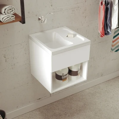 COMBO LAVADERO VERSA + MUEBLE RH KUB 50X50CM