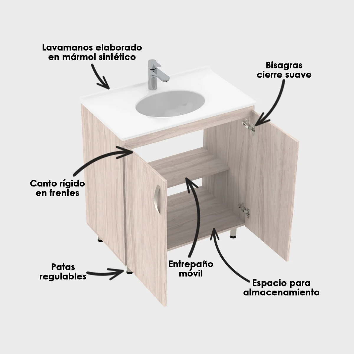 KIT-LVM-QUADRATTO-BLANCO-MBL-BÁSICO-PISO-79X48-DESC-SODER KIT-LVM-QUADRATTO-BLANCO-MBL-BÁSICO-PISO-79X48-DESC-SODER