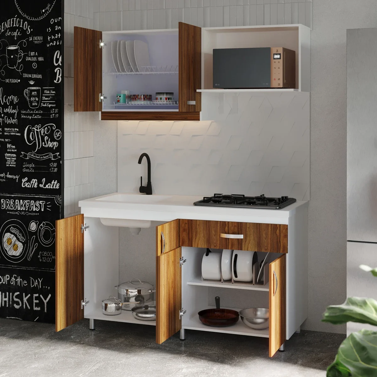 Cocina-Ambar-150x55cm-Cuerpo-Blanco-Puertas-Gracia-Amb-PA-WEB Cocina integral