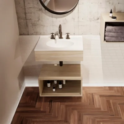 Combo lavamanos con mueble