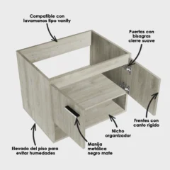 Mueble elevado polock