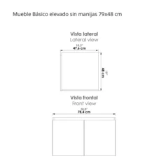 Mueble elevado mitte planos