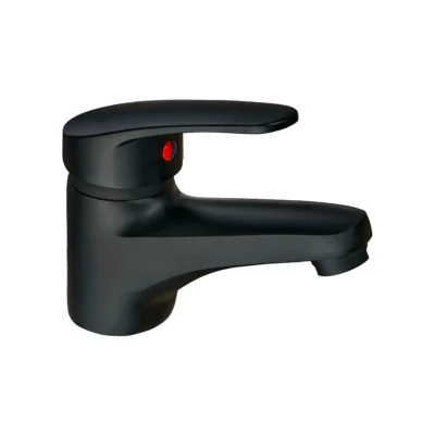 Grifería Bagno baja niza negro mate para lavamanos