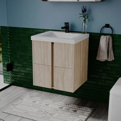 COMBO LAVAMANOS SIENA + MUEBLE CALDER ELEVADO 48X43cm