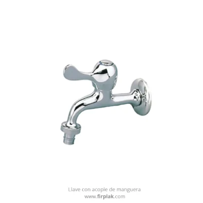 Llave agua fria 1/2in acople Manguera