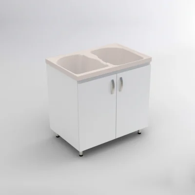 COMBO LAVADERO AQUA + MUEBLE RH PISO 90X60CM